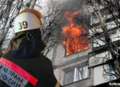 Пожар в Волгограде — горела пятиэтажка по проспекту Канатчиков
