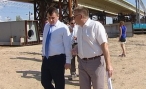 Губернатор Волгоградской области провел инспекцию путепровода в поселке Гумрак