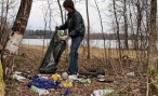 Волгоградские волонтеры-экологи в 150-й раз вышли на очистку обочин дорог