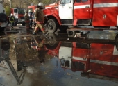 В Волгограде произошел пожар на улице Огарева