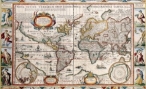 На карте Колумба был скрыт старинный текст