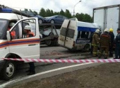 Под Волгоградом в аварии пострадало 9 человек