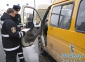 В городе Волгоград полицией задержан пьяный водитель маршрутки