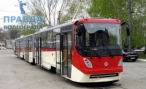 В Волгограде появился трехсекцинный трамвай