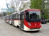 В Волгограде появился трехсекцинный трамвай
