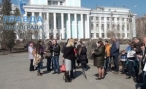 В Волгограде прошёл митинг против закрытия санатория для детей
