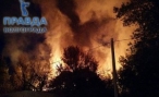 В Волгограде сгорело здание заброшенной воинской части