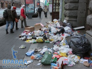мусор в городе